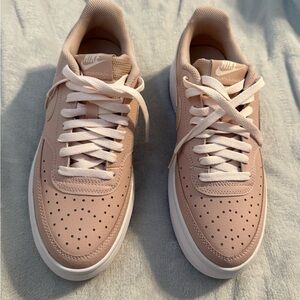 Nike Court Vision Alta LTR Women’s Blush Pink Low-Top Sneakers Size 10.5